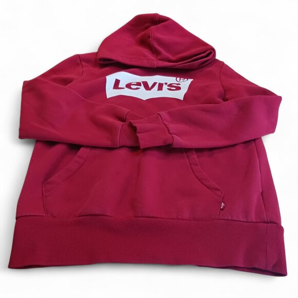 Levi’s Red Kangaroo Hoodie – Youth Size M (10–12 yrs) - Picture 4 of 9